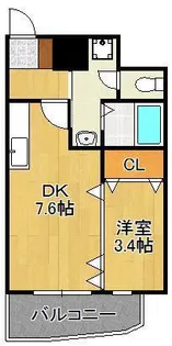 レクオス朋【9階】の間取り