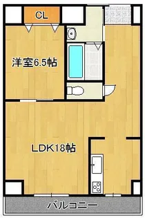 東田の愛香苑【5階】の間取り