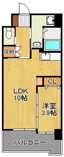 プリーモ天神【3階】の間取り