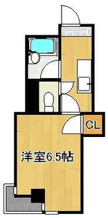 シャトレ白川町【1階】の間取り