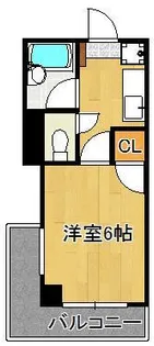 シャトレ白川町【8階】の間取り