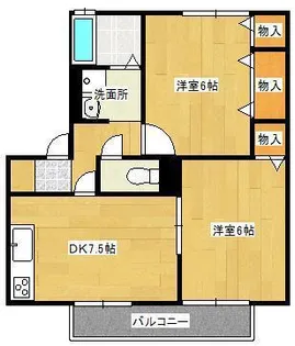 レクエルド【2階】の間取り