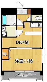シャルマン・エルディオⅡ【6階】の間取り