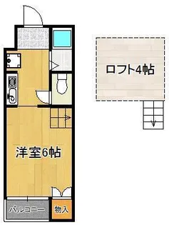 アップルハウス元宮【1階】の間取り