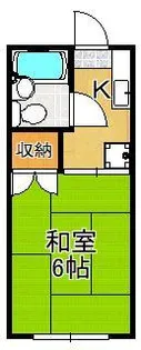 フォーラム枝光B【2階】の間取り
