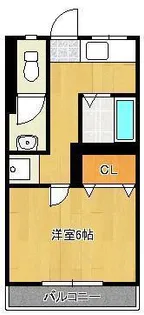 ピエドラブランカ仙水【4階】の間取り