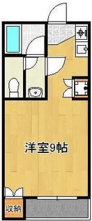 ベルシオン北九州Ⅱ【4階】の間取り