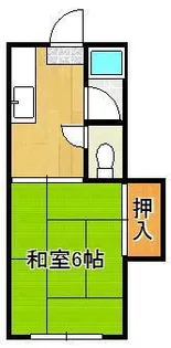 コーポ枝光【2階】の間取り