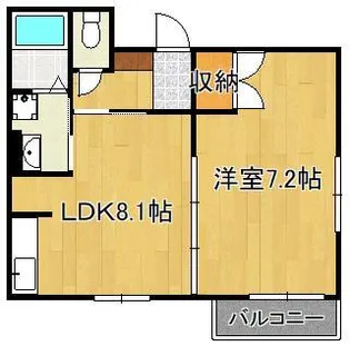 シャルム・春街【4階】の間取り