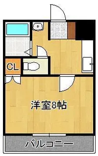 1Kの間取り画像