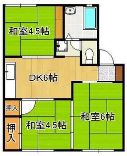 コーポ和光 (八幡東区)【2階】の間取り