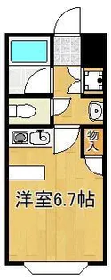 オアシス枝光Ⅱ【1階】の間取り