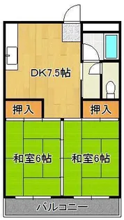 ディアライフ千防【1階】の間取り