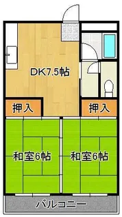 ディアライフ千防【2階】の間取り