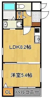 Regaro Place 戸畑【2階】の間取り