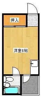 コーポ川本【4階】の間取り