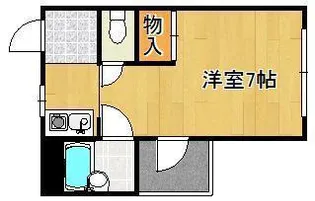 Will Inosaka【4階】の間取り