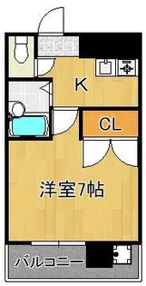 ユースハイツMD【5階】の間取り