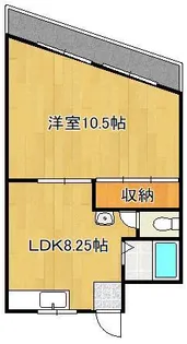 クローバーハイツ【2階】の間取り