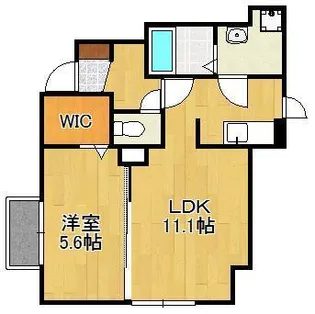 サニ−ヒルズ天籟寺Ⅱ【1階】の間取り