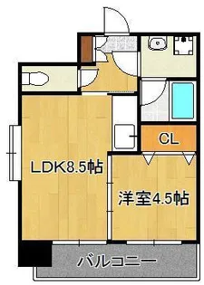 Hamiel千防【2階】の間取り