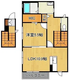 シャーメゾン藤崎【2階】の間取り