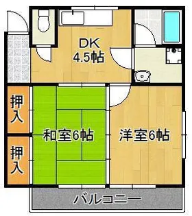 カーサいずみ【2階】の間取り