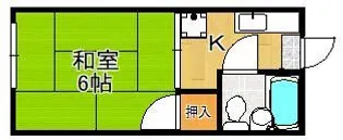 オアシス小芝【2階】の間取り