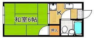 オアシス小芝【2階】の間取り
