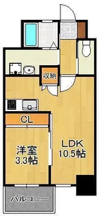 PROTO CITY TOBATA【3階】の間取り