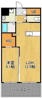 ウィングス八幡駅前【10階】の間取り