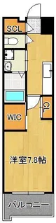 ウィングス八幡駅前【7階】の間取り