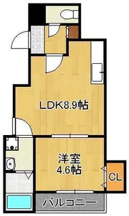 Cherim戸畑駅前【2階】の間取り
