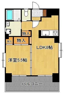 ヴィラコート戸畑元宮【6階】の間取り