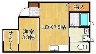 grazie【2階】の間取り