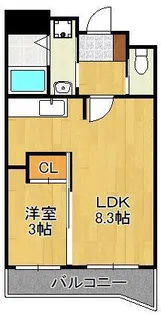 アルゴイマージュ千防【2階】の間取り