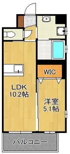 ルミエドール戸畑【2階】の間取り