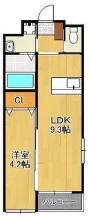 ベルクグランツ戸畑駅前【1階】の間取り
