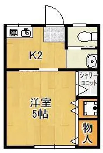 キミックコート【2階】の間取り