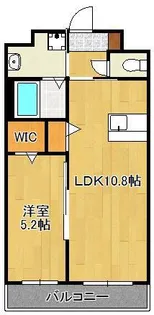 カーサフェリーチェ新生Ⅴ【4階】の間取り