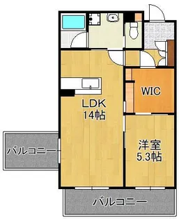 Via Salakuraza【3階】の間取り