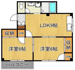 チェリーブロッサム【1階】の間取り