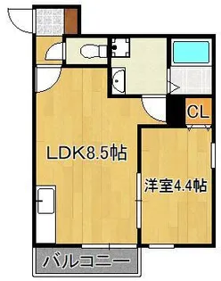 K-plusⅠ【3階】の間取り