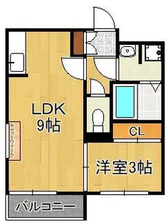 Katze戸畑【3階】の間取り