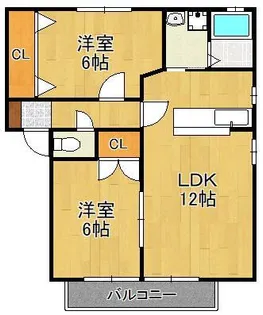 PaysageⅡ【1階】の間取り