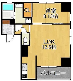 ブルースクエアー響Ⅴ【7階】の間取り