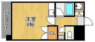 ルミナスAI天神【3階】の間取り