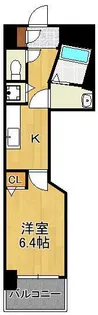 アベニール幸【6階】の間取り