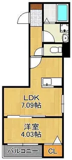 サニーガーデン銀座【1階】の間取り