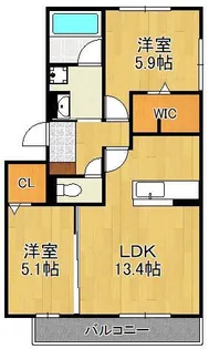D-ROOM前田【1階】の間取り